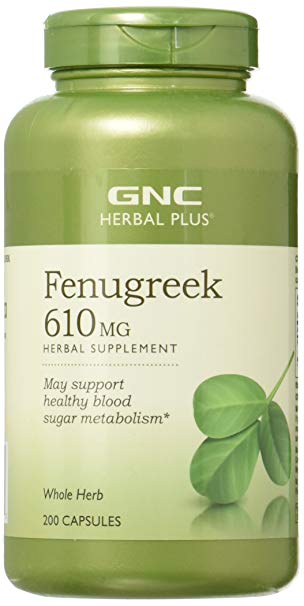 GNC Herbal Plus Fenugreek 610MG