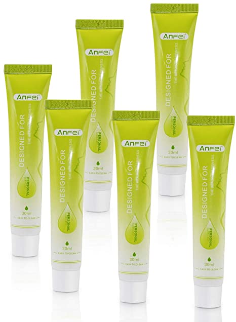 ANFEI Personal Lubricant, Water Based Lube 30ML-6Pack