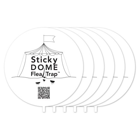 Aspectek Sticky Dome Flea Trap Refill 6-Pack