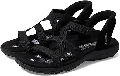 Skechers Women's Reggae Slim-Stretch Flex Hands Free Slip-ins Sandal