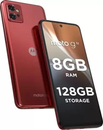 Motorola G32 (8GB, 128GB) (Satin Maroon)