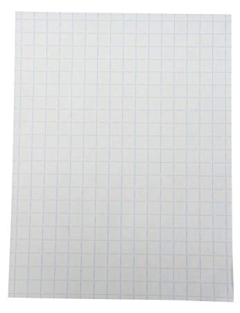 School Smart Double Sided Graph Paper, 8-1/2 x 11 Inches, 1/2 Inch Rule, White, Pack of 500