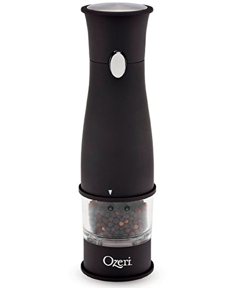 Ozeri Artesio Soft Touch Electric Pepper Mill and Grinder