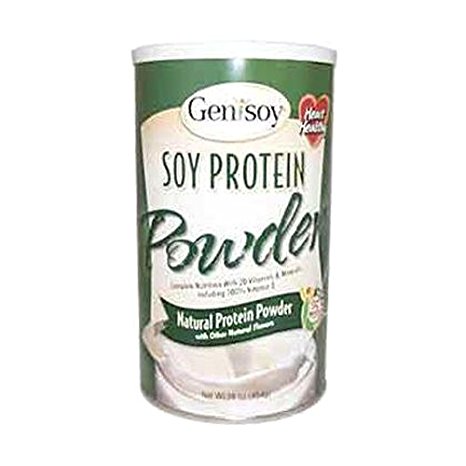 Genisoy Natural Soy Protein Powder, 16 Fluid Ounce