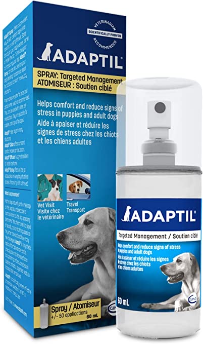 Adaptil Calming Spray for Dogs | Vet Recommended to Calm During Travel, Vet Visits, Boarding & More