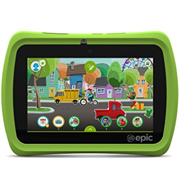 LeapFrog Epic 7" Android-based Kids Tablet 16GB, Green (Certified Refurbished)