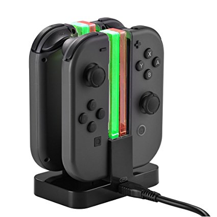 XCSOURCE Joy-Con Controllers Charging Stand Dock Station Gamepad Power Charger for Nintendo Switch Joy-Con AC799