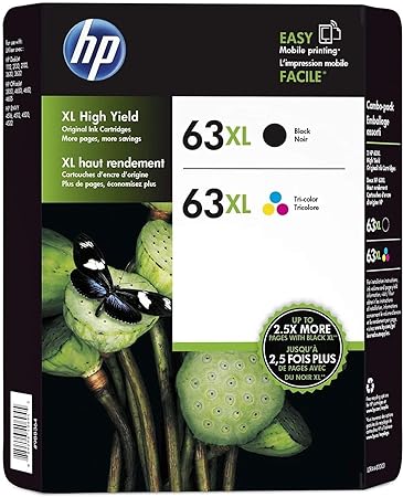 HP 63xl Black & Color Cartridge (OEM)