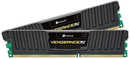 Corsair Vengeance 4GB (2x2GB) DDR3 1600 MHz (PC3 12800) Desktop Memory (CML4GX3M2A1600C9)