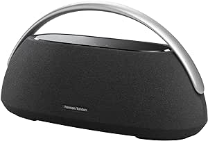 Harman Kardon Go   Play 3 - Portable Bluetooth Speaker with Aluminum Handle & USB Charging Port - Black