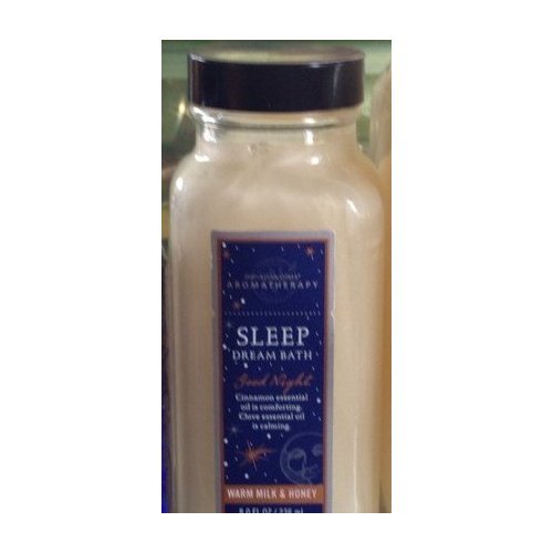 Bath & Body Works Aromatherapy Warm Milk & Honey Sleep Dream Bath, 8 Oz