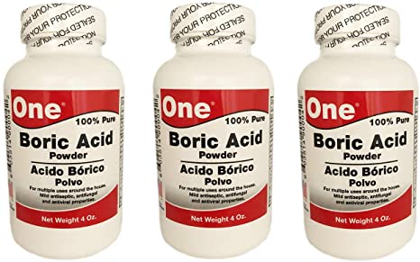 Boric Acid Powder 4 oz (Pack of 3)