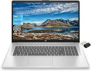 HP 2023 Newest Business Laptop, 17.3" HD  Touchscreen, Intel Pentium Silver N5030, 32GB RAM, 1TB SSD, Intel UHD Graphics 605, Wi-Fi, Bluetooth, Windows 11 S