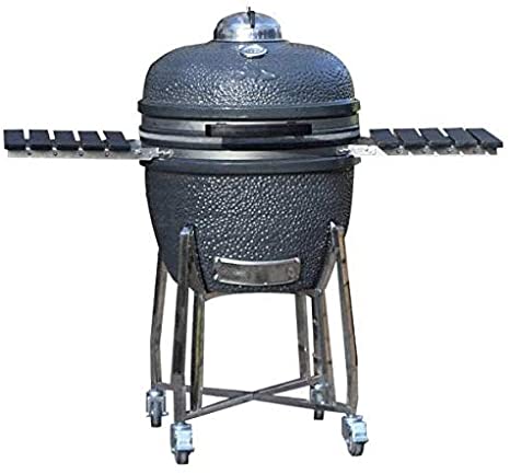 Adrenaline Barbecue Company Slow 'N Sear Deluxe Kamado Charcoal Grill Ceramic Smoker from SnS Grills