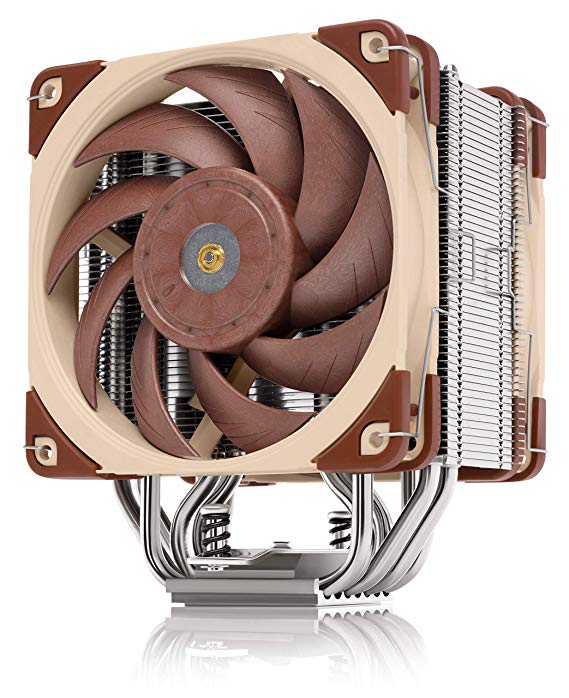 Noctua NH-U12A, Premium 120mm CPU Cooler with High-Performance Quiet NF-A12x25 PWM Fans (Brown)