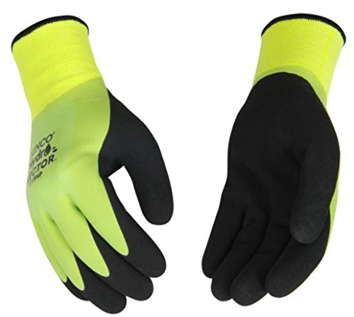 Kinco 1786P Hydroflector Waterproof, Double Thermal Shell & Double-Coated Latex Gloves. Warm, Waterproof, Winter Glove with Incredible Grip and Dexterity. Perfect for Ice & Fly Fishing!! (XL)