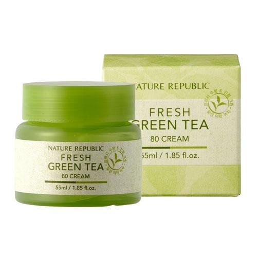NATURE REPUBLIC Fresh Green Tea 80 Cream [Korean Import]
