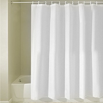 iLOME Shower Curtain liner PEVA Mildew Free Waterproof Water Repellent 70x71 Inch Frost White