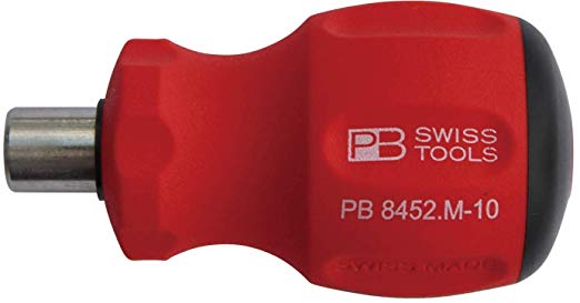 PB Stubby SwissGrip screwdriver for 1/4" Screwdriver Bits