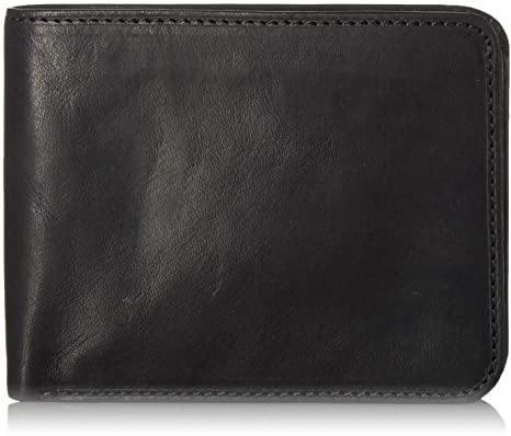 Tony Perotti Italian Leather Prima Bi-Fold Wallet (Black)