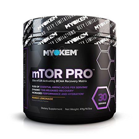 Myokem mTOR PRO, The Most Innovative and Complete BCAA/EAA Formula, Mango Lemonade, 411 Gram (1)