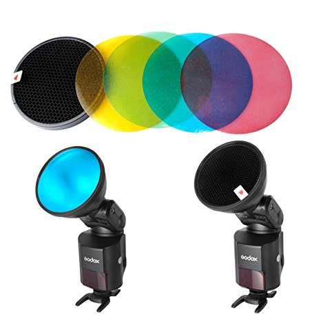 Godox Ad-s11 Color Gel Pack   Reflector Grid Kit for Witstro Flash-ad180 Ad360
