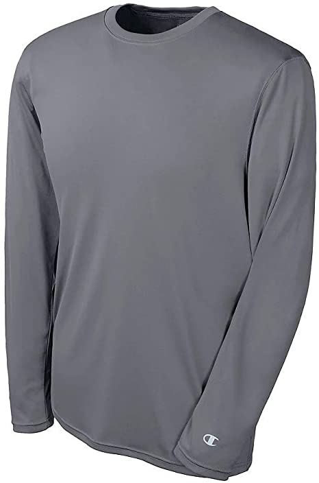 Champion Mens Double Dry Long Sleeve Tee