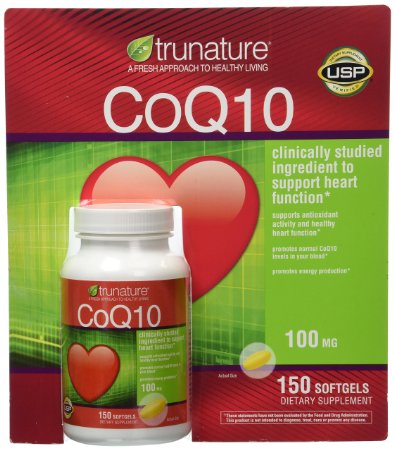 TruNature CoQ10 100 mg, 150 Softgels