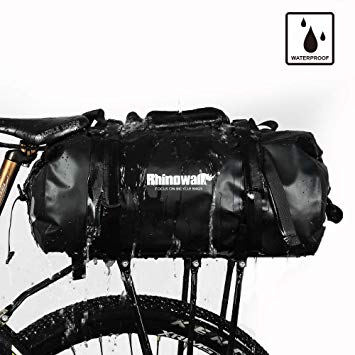 Rhinowalk Gym Bag Bike Trunk Bag(for Cargo Rack Waterproof Bike Pannier Biycle Postman Saddle Bag Shoulder Bag Laptop Pannier Rack Bicycle Bag Professional Cycling Accessories)