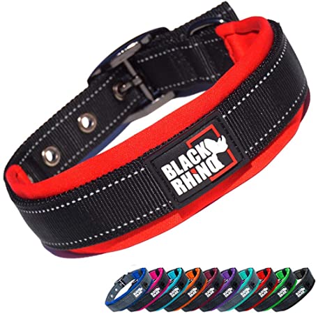 Black Rhino - The Comfort Collar (XLarge, Red/Black)