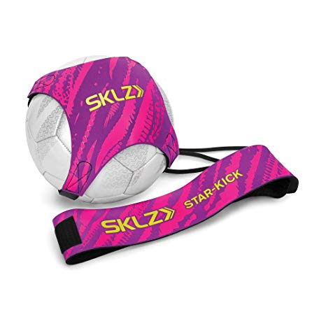 SKLZ Star-Kick Hands Free Solo Soccer Trainer- Fits Ball Size 3, 4, and 5