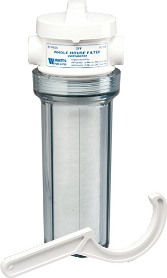 Watts WH-LD Premier Whole House Filter System, 3-Pack Sediment Filters Included