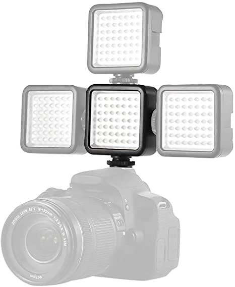 BEIYANG Upgrated LED Video Light,Video Lighting Dimmable Portable LED 49 Ultra Bright LED Camera Lighting,Compatible for Canon Nikon Pentax Panasonic Sony DSLR Cameras Cell Phone