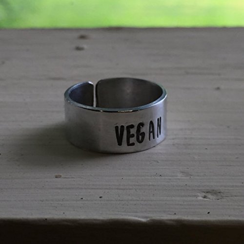 Quote Ring - Vegan - Adjustable - Choose Your Metal - Vegan Jewelry