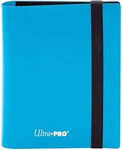 Ultra Pro E-15366 Eclipse 2 Pocket Pro Binder-Sky Blue