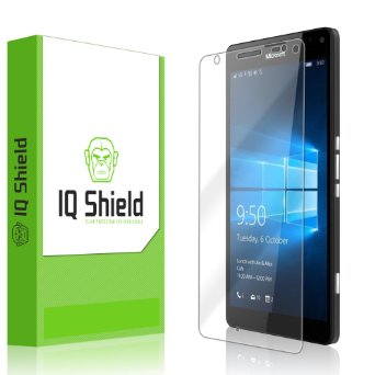 IQ Shield LiQuidSkin - Microsoft Lumia 950 XL Screen Protector and Warranty Replacements - HD Ultra Clear Film - Protective Guard - Extremely Smooth  Self-Healing  Bubble-Free Shield