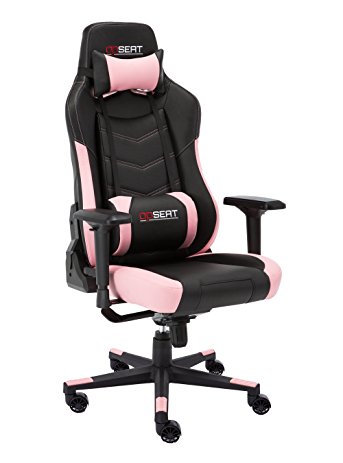 OPSEAT Grandmaster Series 2018 Computer Gaming Chair Racing Seat PC Gaming Desk Office Chair - Pink