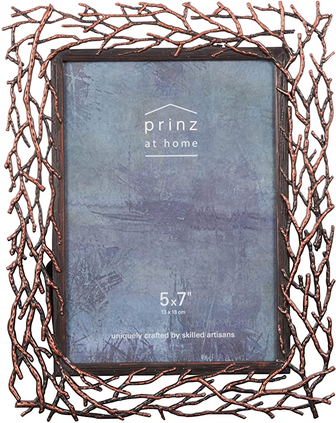 PRINZ 5 by 7-Inch Whitman Antique Copper Metal Frame