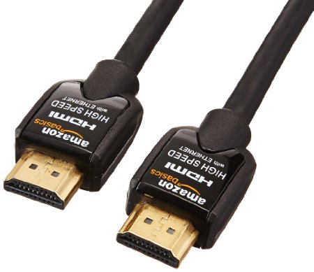 AmazonBasics High-Speed HDMI Cable 09 m  3 Feet Supports Ethernet 3D Audio Return