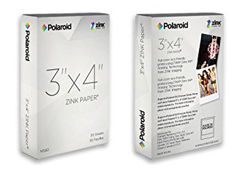 Polaroid M34030A 3x4 Zink Photo Paper for Polaroid GL10