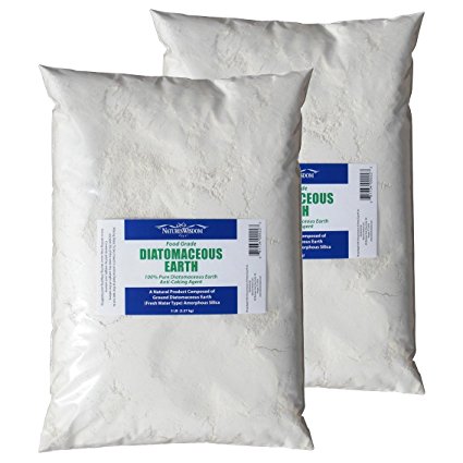 Food Grade Diatomaceous Earth 10 lb. by Natures Wisdom (Two 5 lb. bags in a box)