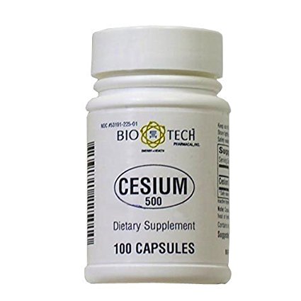 Cesium Chloride (500mg @ 100 capsules)