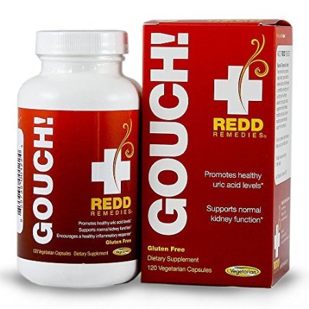 Redd Remedies Gouch - Supports Healthy Kidney Function - Promotes Healthy Uric Acid Levels - Contains Antioxidants - 120 Vegetarian Capsules (FFP)