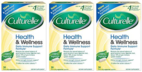 Culturelle Health and Wellness DDaQe Supplement Probiotic, 30 Capsules (3 Pack) HLjuX