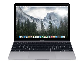 Apple MacBook (MLH72LL/A) 256GB 12-inch Retina Display (2016) Intel Core M3 Tablet - Space Gray (Certified Refurbished)