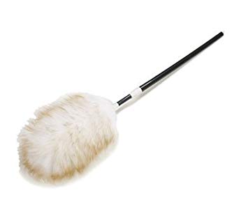 Carlisle 4573300 Extending Lambs Wool Telescopic Duster With Handle, 30"- 42" Length