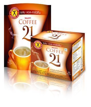 Naturegift Instant Coffee Mix 21 Plus L-carnitine Slimming,Weight Loss Diet ,Box of 10 sachets:(Pack of 3)