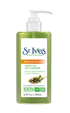 St. Ives Blemish Control Gel Cleanser, Green Tea 6.75 oz