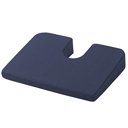 Drive Medical RTL1491COM Compressed Coccyx Cushion, Blue