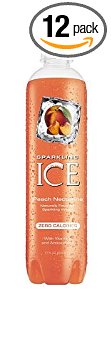Sparkling Ice  Peach Nectarine 17 Ounce Pack of 12